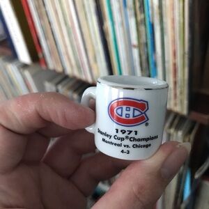 Montreal Canadiens 1971 Stanley Cup Champions Mini Mug - White and Red